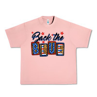 Salmon Back the blue Urban Heavy Tee - Neo Western