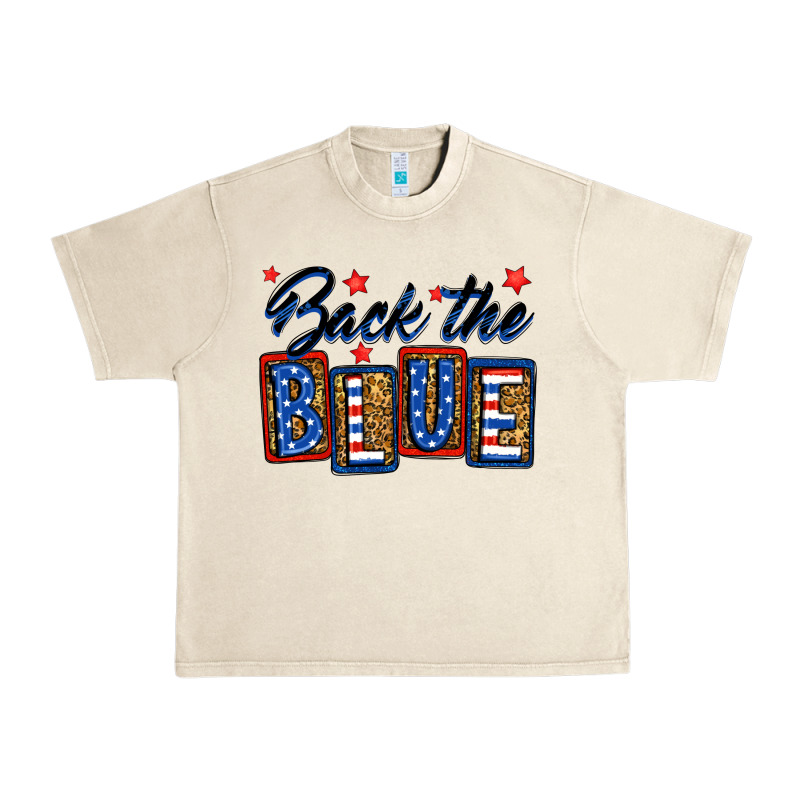 Back The Blue Urban Heavy Tee by Neo Western | Teevron
