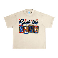 Sandshell Back the blue Urban Heavy Tee - Neo Western