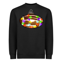 Black Christmas football Heavyweight Sweatshirt - RanaPortraitStore