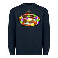 Navy Christmas football Heavyweight Sweatshirt - RanaPortraitStore