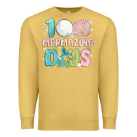 Antique Gold 100 mermazing days Premium Sweatshirt - MaliasSmallBusiness