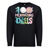 Black 100 mermazing days Premium Sweatshirt - MaliasSmallBusiness