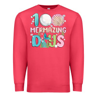 Cardinal 100 mermazing days Premium Sweatshirt - MaliasSmallBusiness