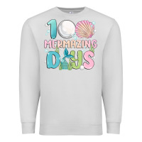 Dove Grey 100 mermazing days Premium Sweatshirt - MaliasSmallBusiness