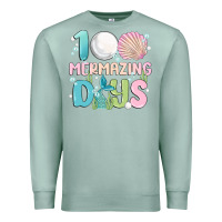 Seafoam 100 mermazing days Premium Sweatshirt - MaliasSmallBusiness