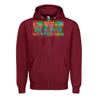 Burgundy mama tie dye license plate template Zipper Hoodie - Artiststas