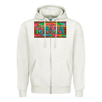 Oatmeal Heather mama tie dye license plate template Zipper Hoodie - Artiststas