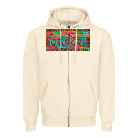 Sandshell mama tie dye license plate template Zipper Hoodie - Artiststas