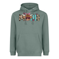 Sage mama cow Heavyweight Hoodie - MaliasSmallBusiness