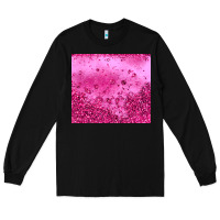 Black pink glitter Long Sleeve Tee - JahusDesignShop