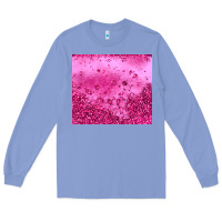 Colony Blue pink glitter Long Sleeve Tee - JahusDesignShop