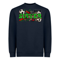Navy sister soccer Heavyweight Sweatshirt - Zillion Design Studio