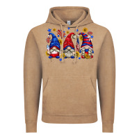 Vintage Coffee American gnomes with sunflowers Vintage Hoodie - texasbilliewilder