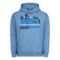 Pigment Pebble Blue California The Perfect Wave Urban Hoodie - Bettercallsaul