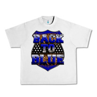 Lunar Rock Back the blue Urban Heavy Tee - Neo Western