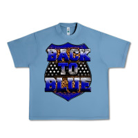 Pebble Blue Back the blue Urban Heavy Tee - Neo Western