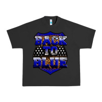 Pigment Black Back the blue Urban Heavy Tee - Neo Western