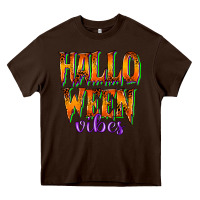 Chocolate Brown halloween vibes Heavy Core Tee - RacoonDesign