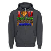Smoke i love you more than chicken nuggets Zipper Hoodie - AdoDesignShop