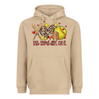 Mushroom rub some dirt on it softball Heavyweight Hoodie - MaliasSmallBusiness