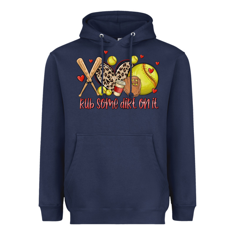 Rub Some Dirt On It Softball Heavyweight Hoodie by MaliasSmallBusiness | Teevron