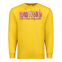 Lemon auntie like a mom only cooler Premium Sweatshirt - MaliasSmallBusiness