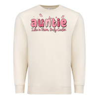 Sandshell auntie like a mom only cooler Premium Sweatshirt - MaliasSmallBusiness