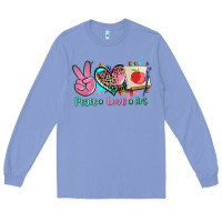 Colony Blue peace love art   ado Long Sleeve Tee - AdoDesignShop