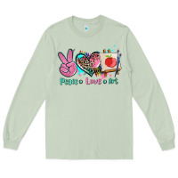Matcha peace love art   ado Long Sleeve Tee - AdoDesignShop