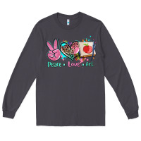 Smoke peace love art   ado Long Sleeve Tee - AdoDesignShop