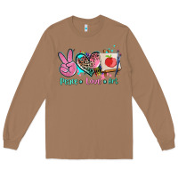 Toasted Coconut peace love art   ado Long Sleeve Tee - AdoDesignShop