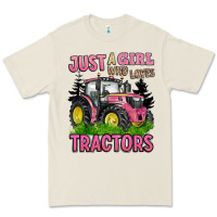 Bone just a girl who loves tractors Premium Tee - BarkalooDesign