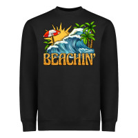 Black beachin Heavyweight Sweatshirt - texasbilliewilder