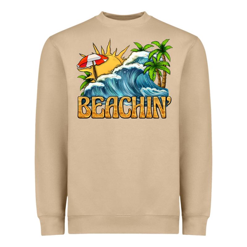 Beachin Heavyweight Sweatshirt by texasbilliewilder | Teevron