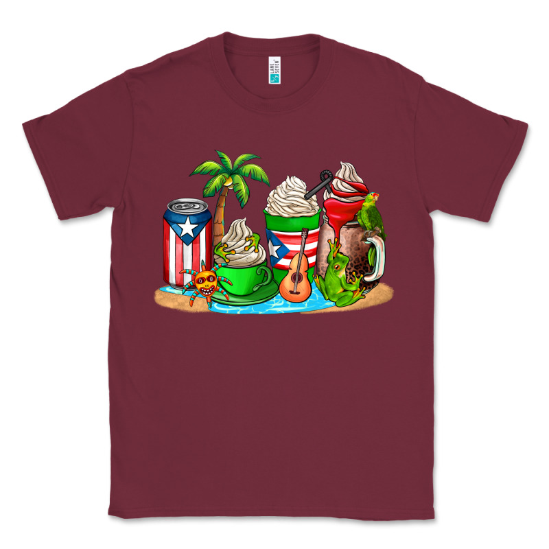 Puerto Rico Coffee Cups Classic Tee by AdoDesignShop | Teevron