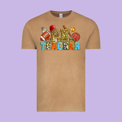 P.e. Teacher Vintage Tee Designed By Zillion Design Studio