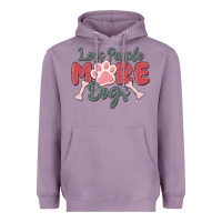 Lavender less people more dogs Heavyweight Hoodie - MaliasSmallBusiness