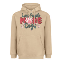 Mushroom less people more dogs Heavyweight Hoodie - MaliasSmallBusiness