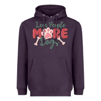 Plum less people more dogs Heavyweight Hoodie - MaliasSmallBusiness