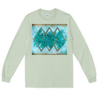Matcha turquoise glitter Long Sleeve Tee - JahusDesignShop