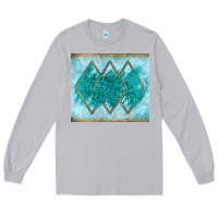 Moon Dust turquoise glitter Long Sleeve Tee - JahusDesignShop