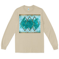 Mushroom turquoise glitter Long Sleeve Tee - JahusDesignShop