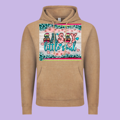 Sassy Little Soul Vintage Hoodie Designed By Jahusdesignshop