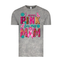 Cloud Rock I Wear Pink For My Mom with Butterfly Vintage Tee - texasbilliewilder