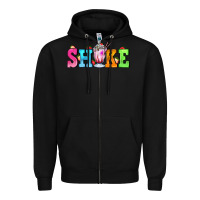 Black shake with milkshake Zipper Hoodie - AdoDesignShop
