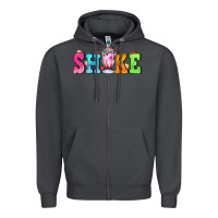 Smoke shake with milkshake Zipper Hoodie - AdoDesignShop