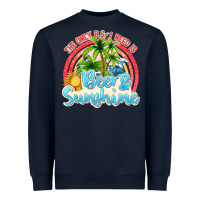 Navy beer and sunshine Heavyweight Sweatshirt - texasbilliewilder