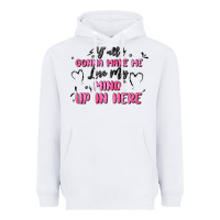 White y'all gonna make me lose my mind Heavyweight Hoodie - MaliasSmallBusiness