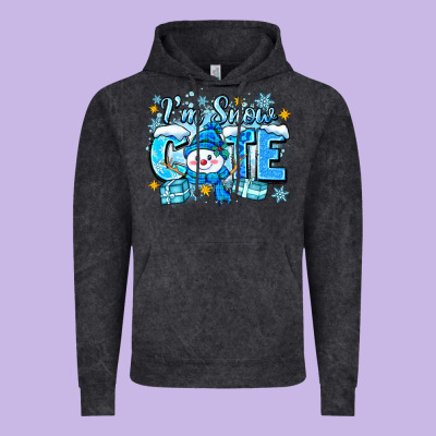 Vintage Hoodie im snow cute